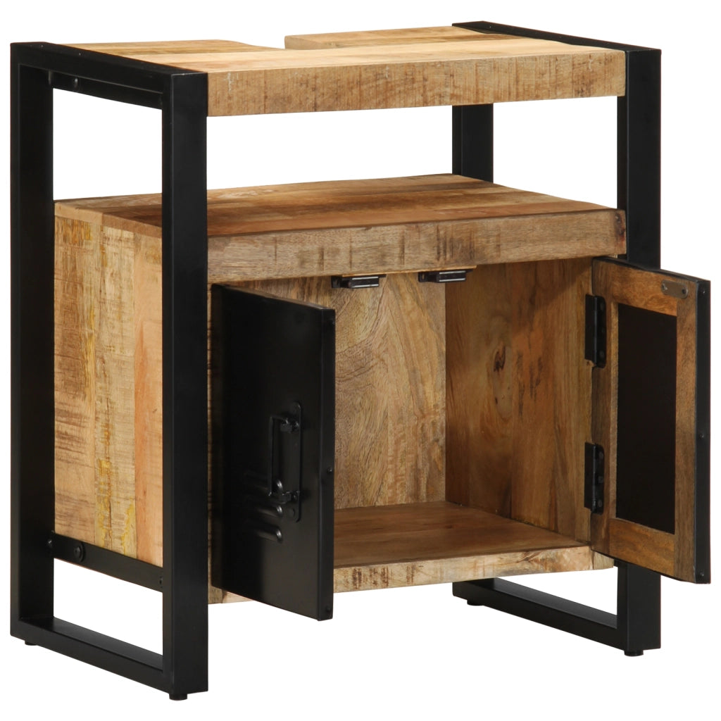 Mobile per Lavabo 55x35x60 cm in Legno Grezzo