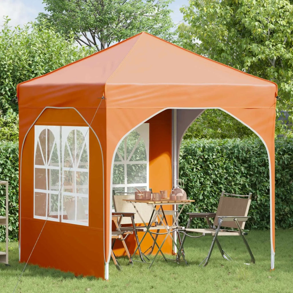 Tenda per feste a pop-up 192 x 192 x 245 cm Arancione 42019833