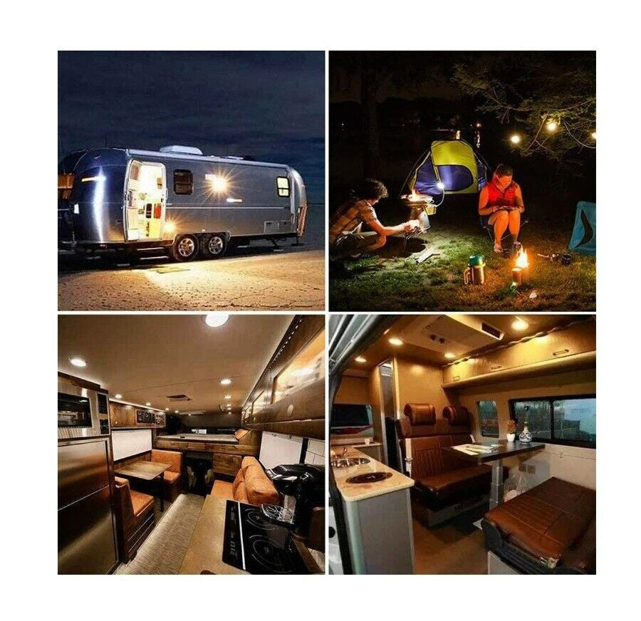 Lampadina Led E27 12W a Goccia AC/DC Da 12V e 65V bianco freddo x barca camper