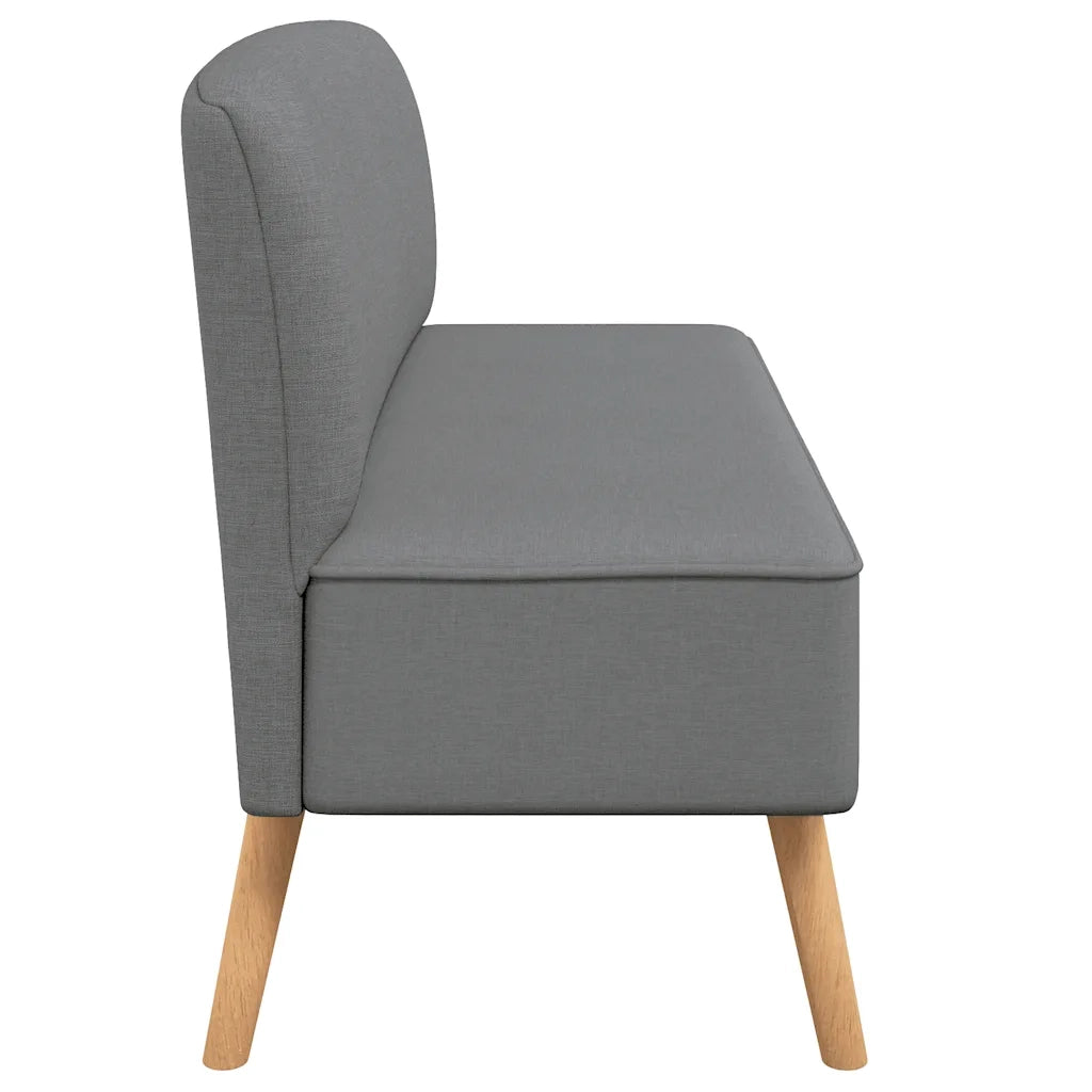Divano in Stoffa 117x55,5x77 cm Grigio Chiaro cod mxl 6211