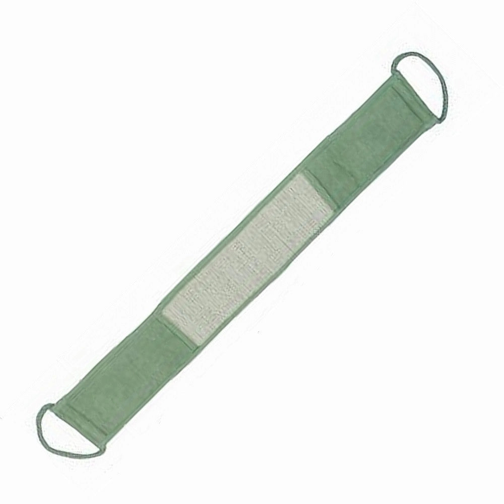 Trade Shop - Fascia Spugna Lavaschiena Esfoliante Bagno Doccia Striscia Lava Schiena Verde 79668 -