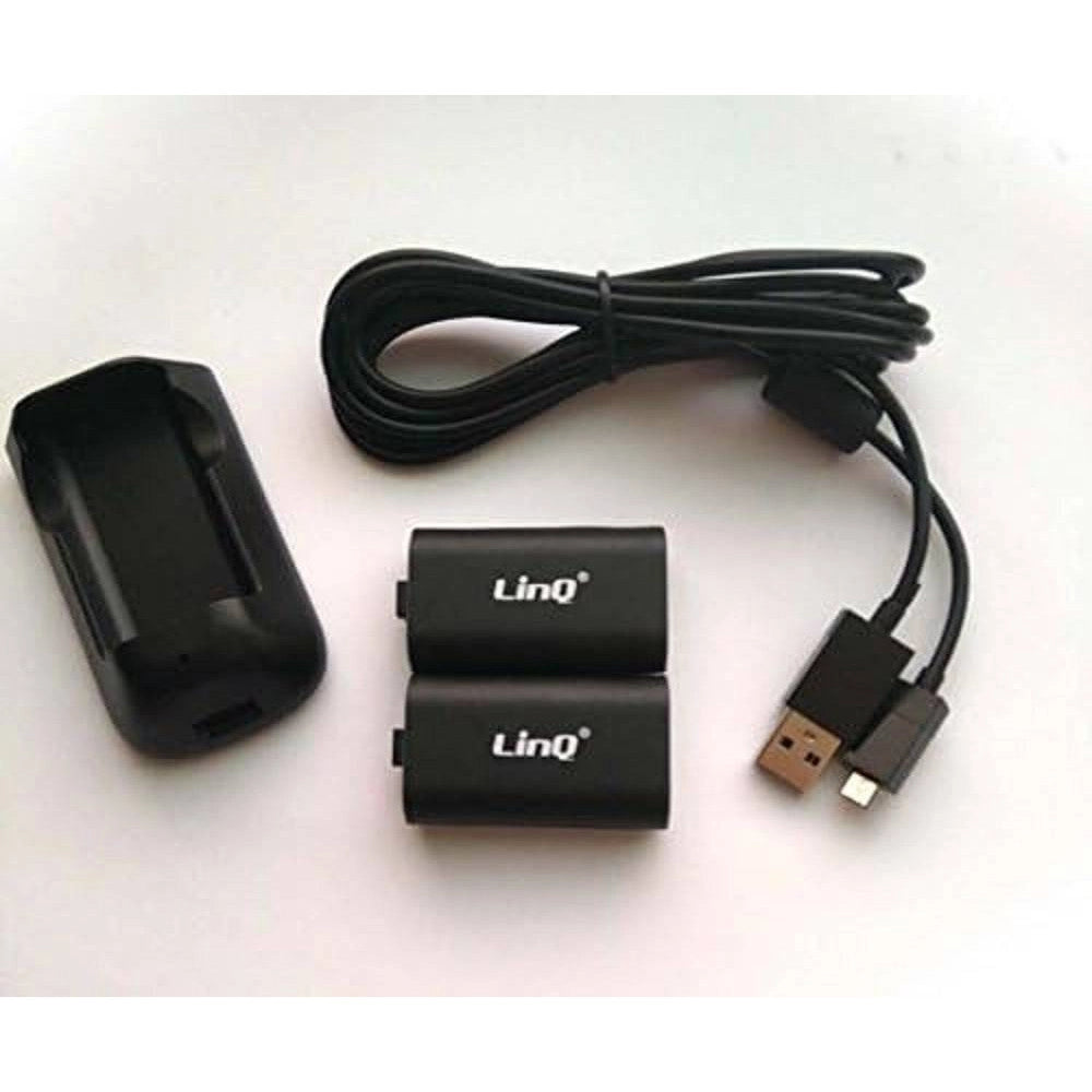 Trade Shop - Kit Caricabatteria Batterie Ricaricabili 4in1 Cavo Usb Per Controller Xbox One Bat-p4501 -