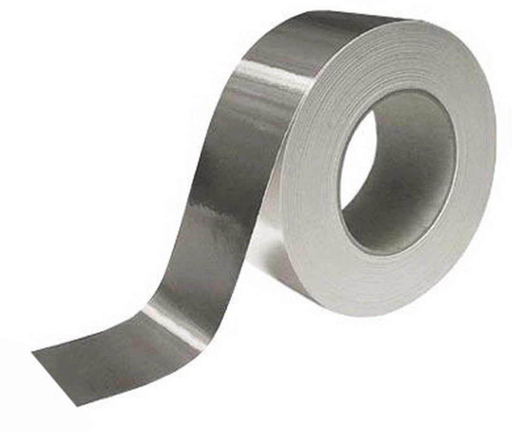 24pz nastro alluminio autoadesivo resistente a basse e alte temperature mm 50x45 cod:ferx.50236