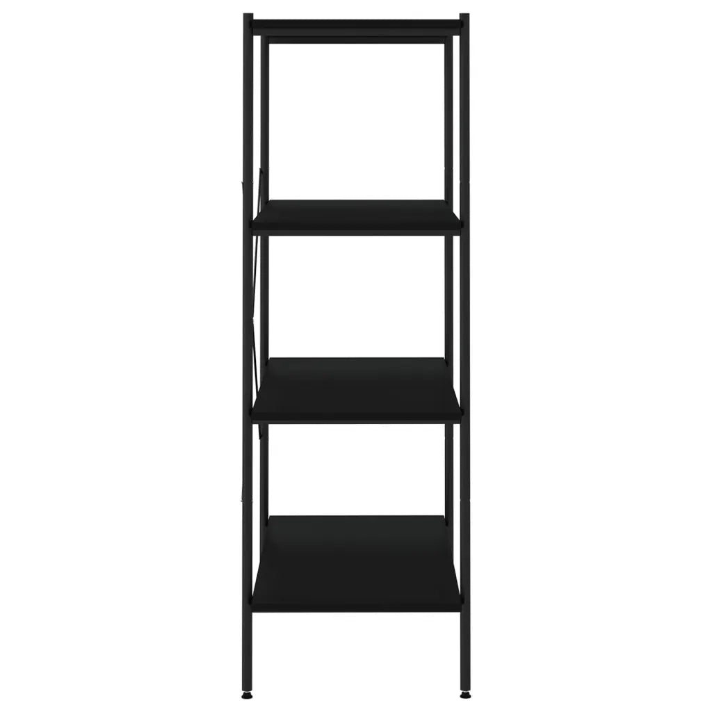 Scaffale con 4 Mensole Nero 80x40x130 cm 336343