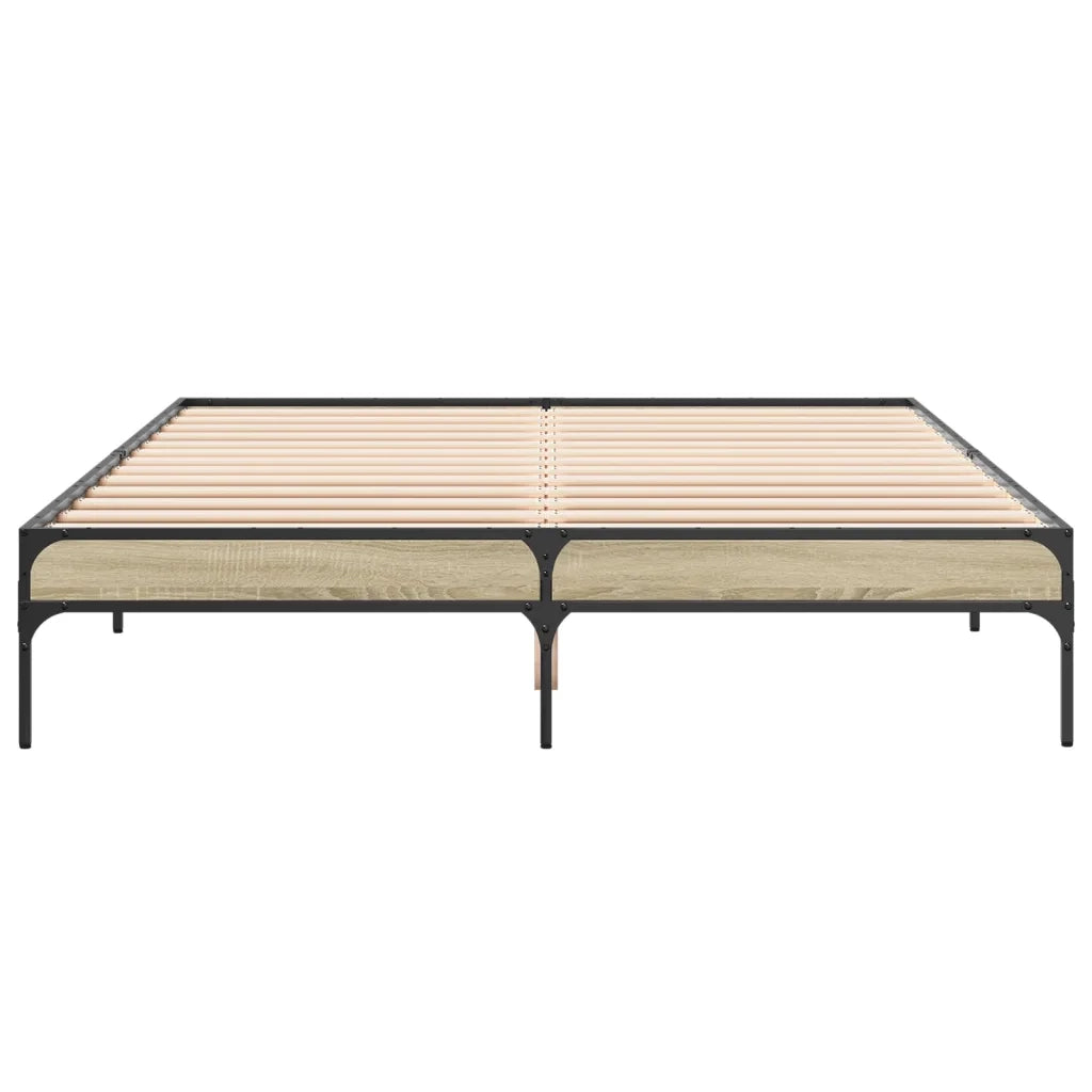 Giroletto Rovere Sonoma 140x200 cm in Legno Multistrato Metallo 845017