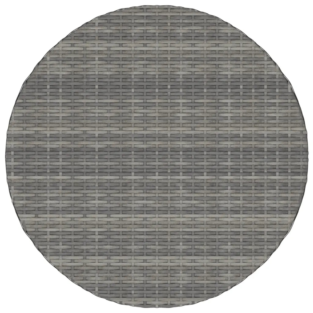 Set Divani da Giardino 5 pz con Cuscini in Polyrattan Grigio cod mxl 47911