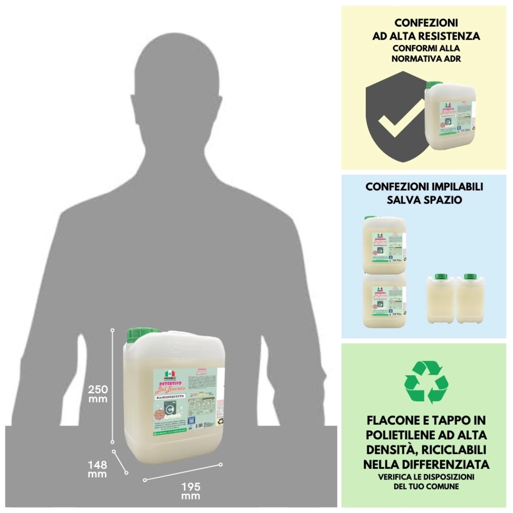 DETERSIVO BelBucato BiancoPerfetto 5LT