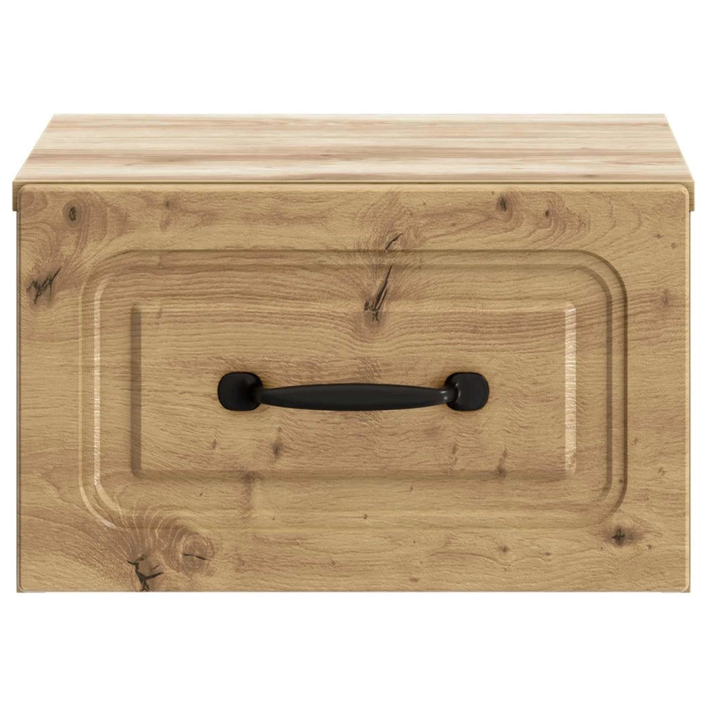 Mobiletto da notte a muro Rovere Artigianale 34,5 x 33 x 20 cm 899293