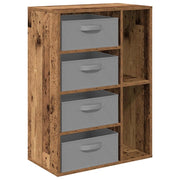 Credenza | Madia | Buffet da pranzo | Armadio da pranzo con cassetto Legno vecchio 60 x 33,5 x 84 cm