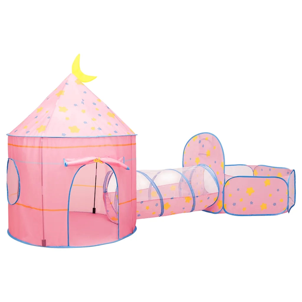 Tenda da Gioco per Bambini Rosa con 250 Palline 301x120x128 cm 3107737