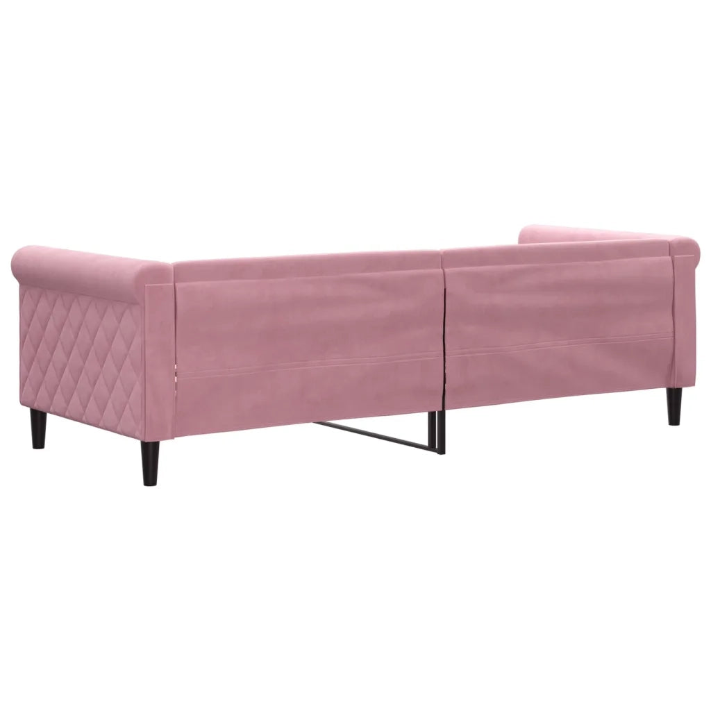 Letto da Giorno Rosa 80x200 cm in Velluto
