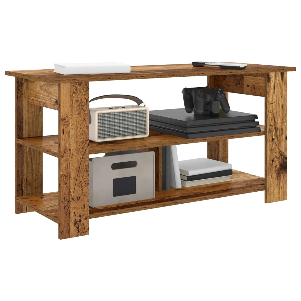 Supporto TV-Credenza per TV-Mobile TV Legno vecchio 100 x 40 x 50 cm