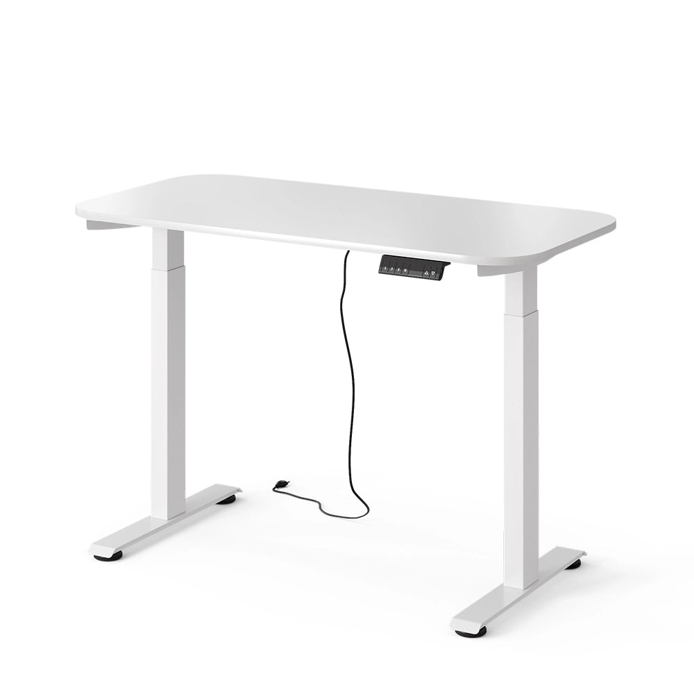 Vicco Scrivania Bianco 120 x 60 cm 2 motori