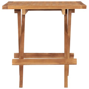 Tavolo da Giardino Pieghevole 50x50x50 cm in Massello di Teak 315454