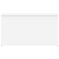 Cassapanca Bianca 84x42x46 cm in Legno Ingegnerizzato 803056