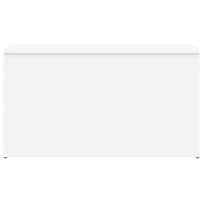 Cassapanca Bianca 84x42x46 cm in Legno Ingegnerizzato 803056