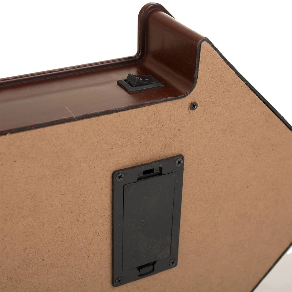 Targa luminosa da parete plastica 65x27,5x10,5h cm