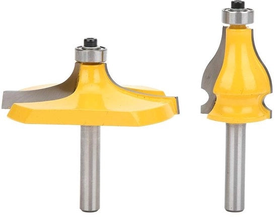 Set di Bit per Router 8mm a 2 pezzi