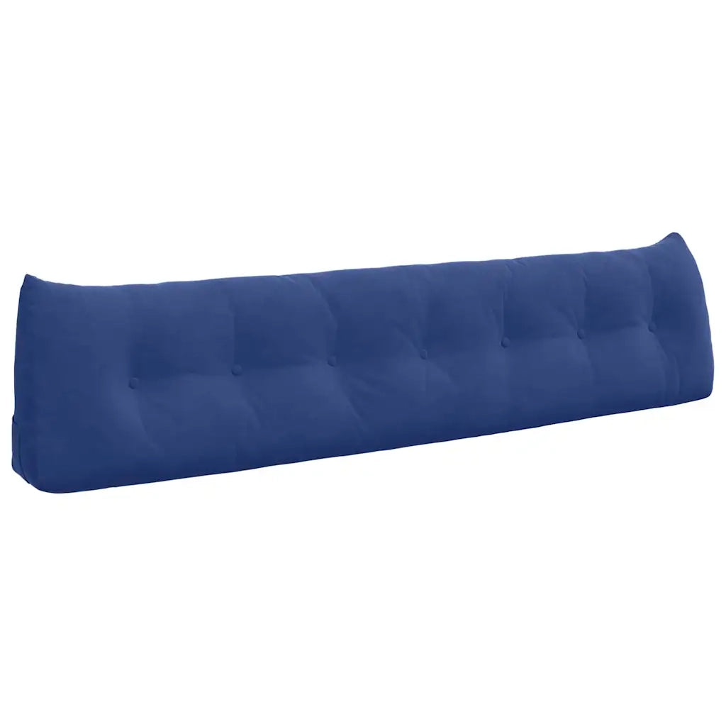 Cuscino per Schiena Blu Polizia 200 x 24 x 50 cm Velluto