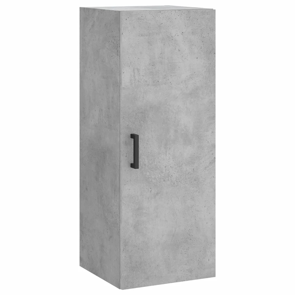 Credenza | Madia | Buffet da pranzo | Armadio da pranzo Grigio Cemento 34,5x34x180 cm in Legno Multistrato
