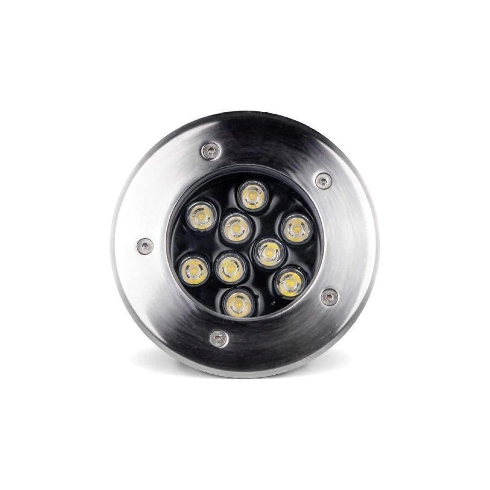 Trade Shop - Faretto Led Segnapassi Watt Giardino Ip65 Calpestabile Per Esterno Impermeabile - -bianco Freddo-9 Watt