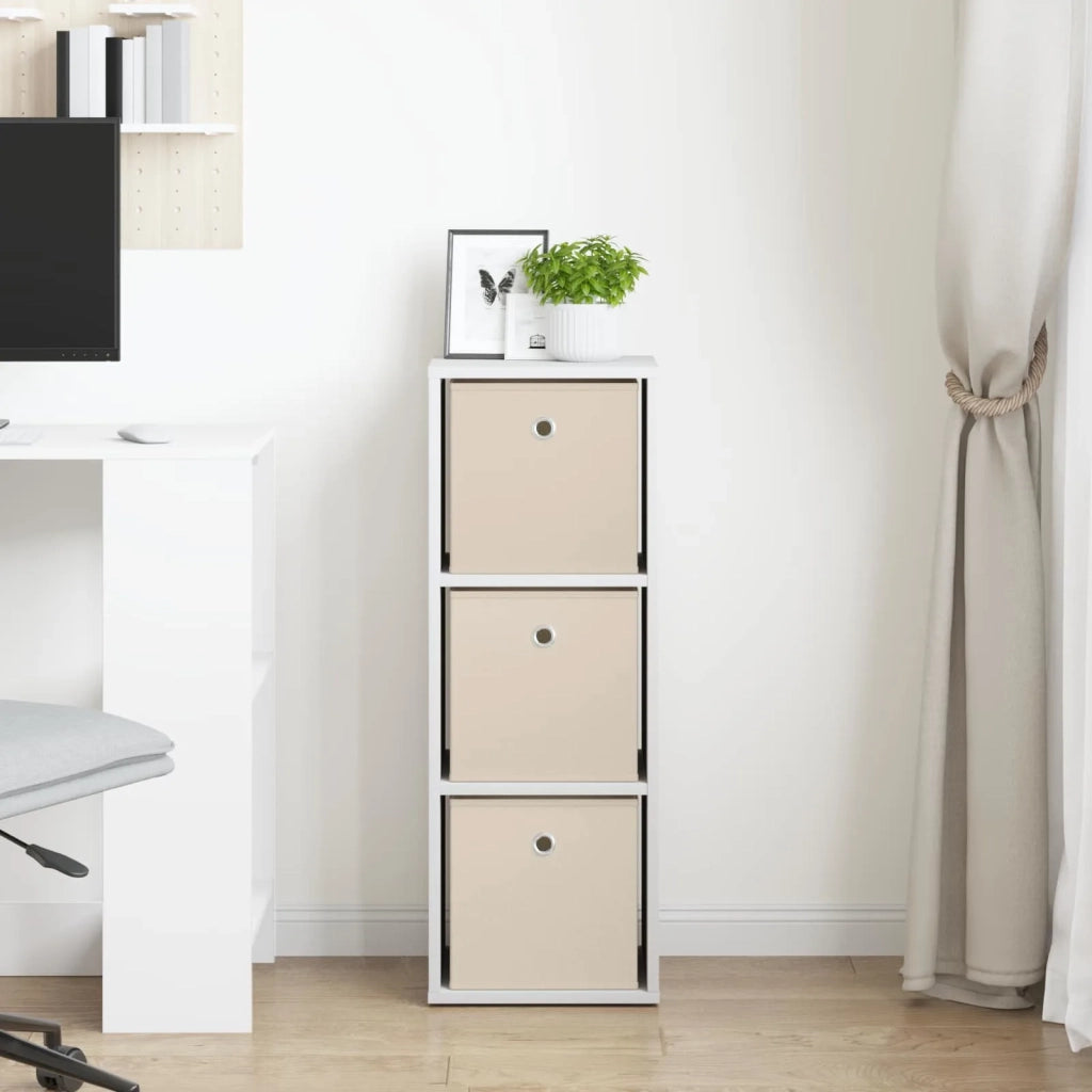 Credenza | Madia | Buffet da pranzo | Armadio da pranzo con cassetto Bianco 30,5 x 27 x 84,5 cm