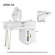 Toilette moderna estensibile LED - Xylo - 100x40x78cm