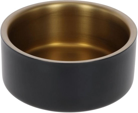 Pet RVS Voerbak in Acciaio Inox, Temperato e Antiscivolo, Per Cani e Gatti, Resistente al Lava Vasellame, Bimbo in Acciaio Inossidabile, 7,4 cm