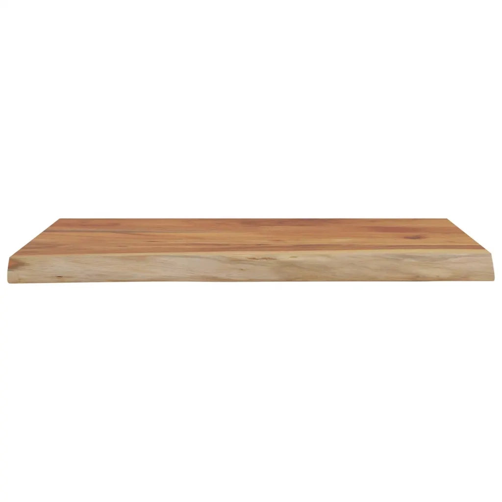 Mensola a Muro 40x30x3,8cm Rettangolare Legno Acacia Bordi Vivi 370282
