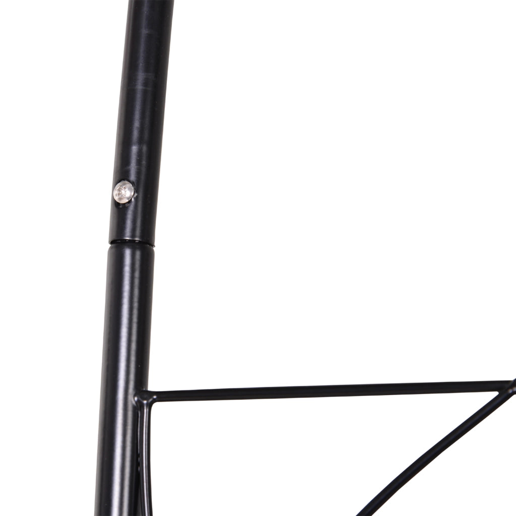 Arco per Rose in Metallo ¨C zephmum ¨C 114x30x230 cm Nero