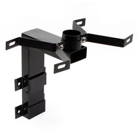 Cassetta postale americana a parete in acciaio zincato bianco con supporto di montaggio