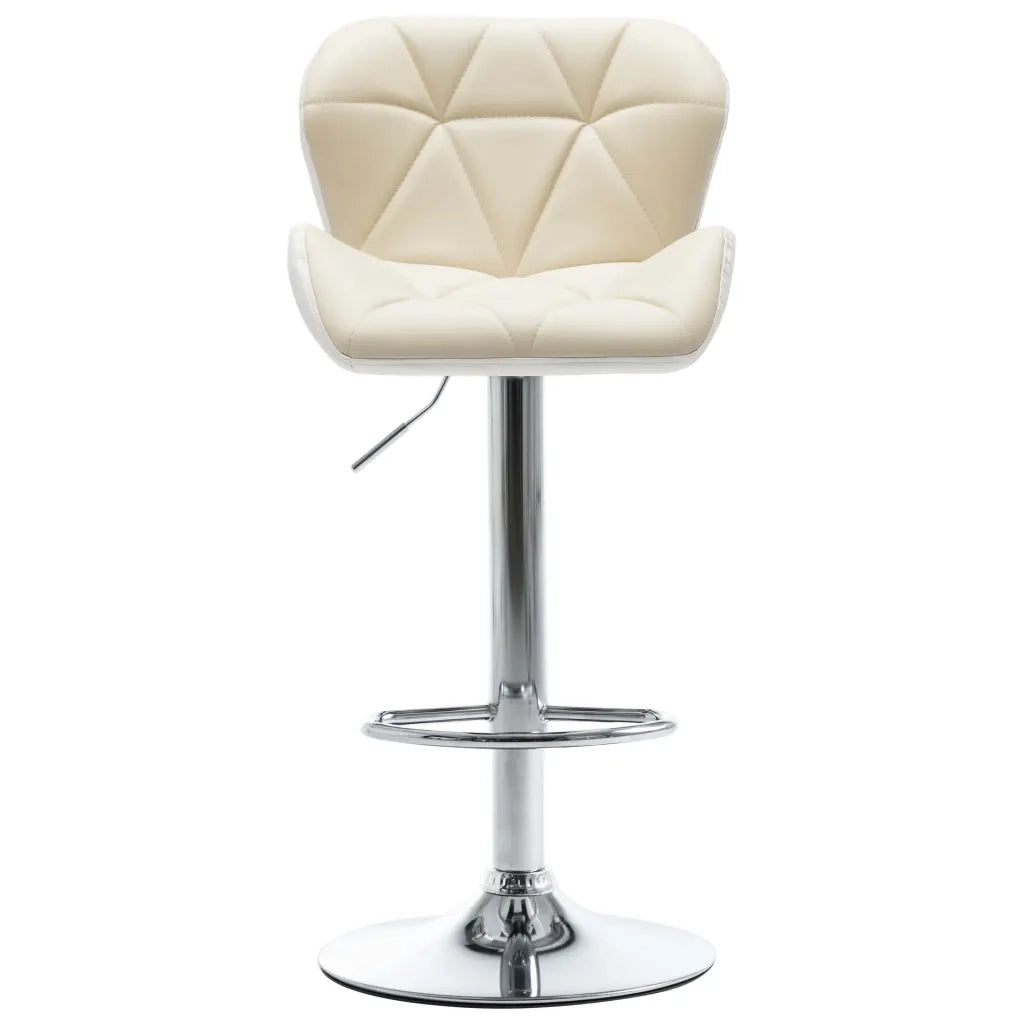 Sgabelli da Bar 2 pz Crema in Similpelle  cod mxl 54878