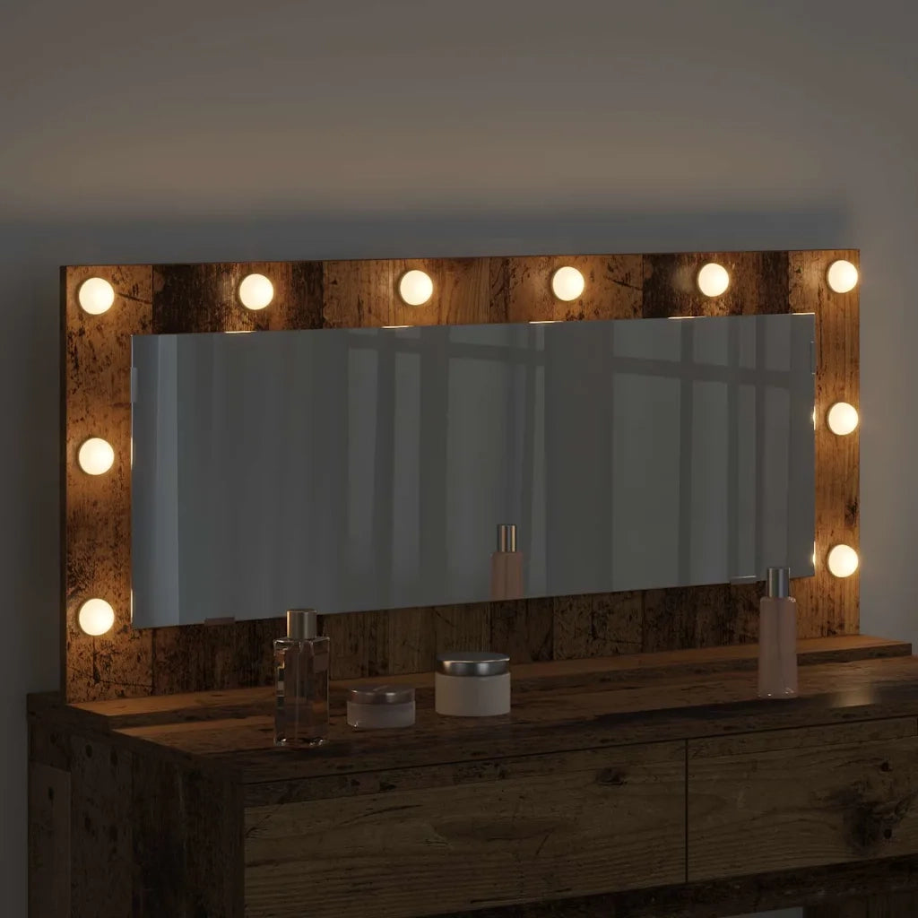 Specchio da Vanit¨¤-Specchio da Trucco Legno vecchio 100 x 45 x 18 cm
