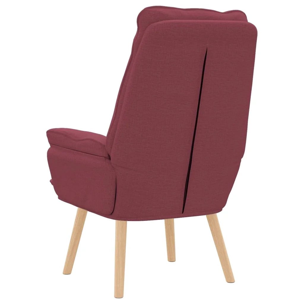 poltrona Rosso Vino 69 x 74 x 93 cm Tessuto e compensato 42001853