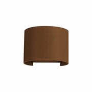 Lek Applique LED da Parete per Interni ed Esterni 6,8W 2700K IP54 IK04 Finitura Corten Texturizado Fascio Luce Regolabile 0-120 Gradi Codice LEK-C