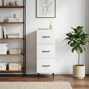 Mobile con Cassetti Bianco Lucido 33 x 34,5 x 89,5 cm 894849