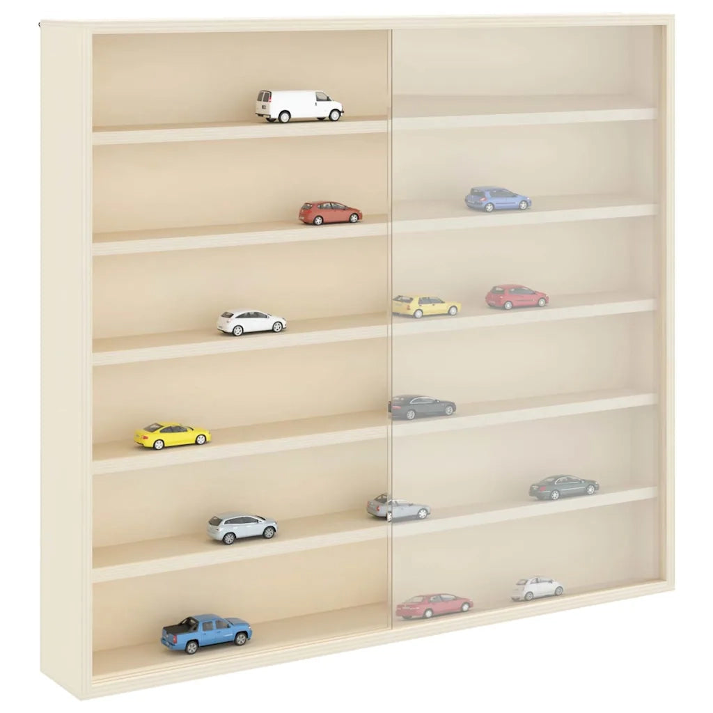 vidaXL Scatola Espositiva in Legno Altro Marrone 60 x 8.5 x 54 cm