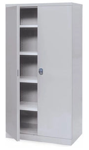Armadio blindato monoblocco con ante battenti di spessore 12/10 cm. 100x50x200h