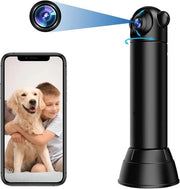 Camera Wi-Fi HD 1080p con funzione di allarme, visione notturna e rilevamento movimento - sorveglianza a distanza