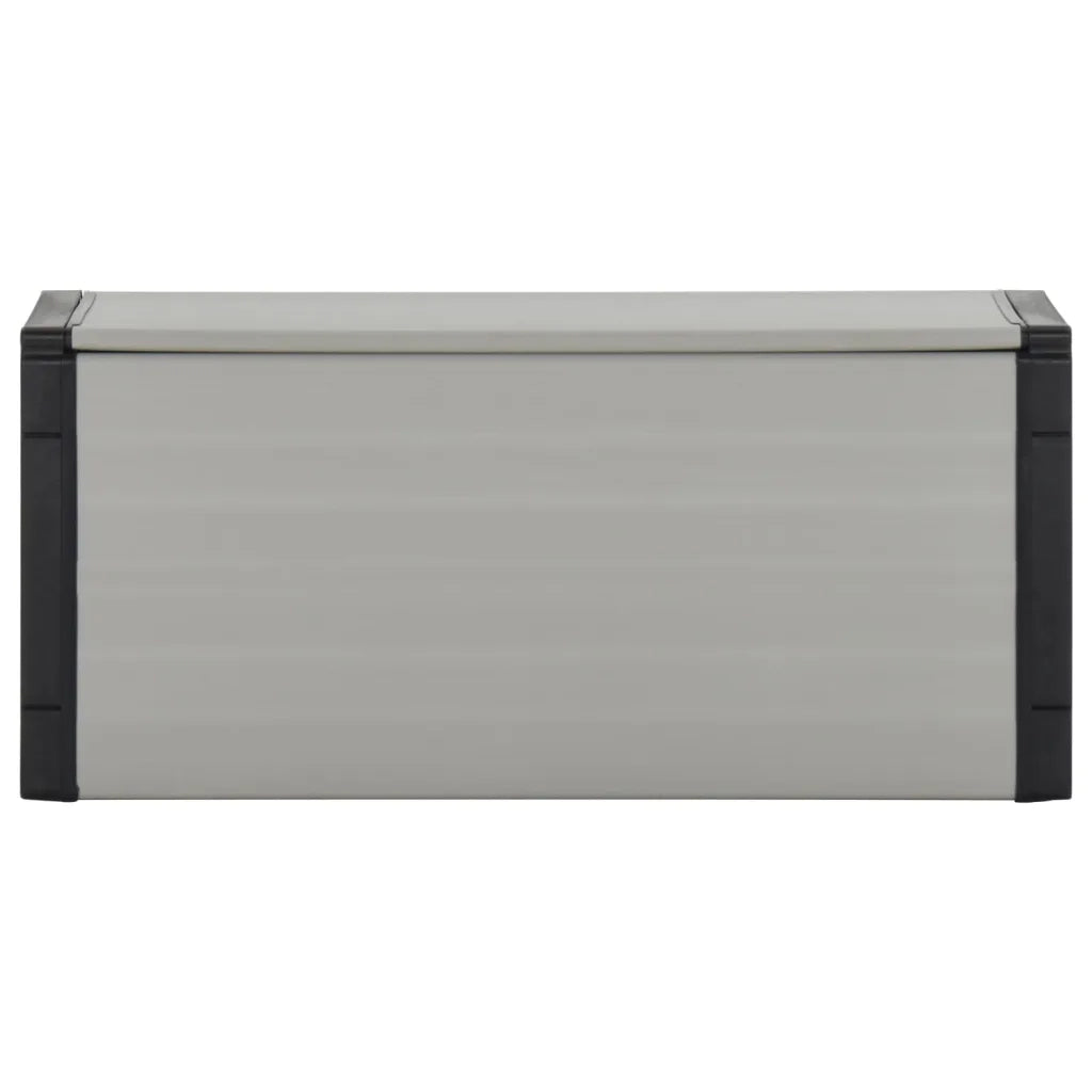 Contenitore per Rifiuti da Giardino Grigio 85x34x40 cm 340988