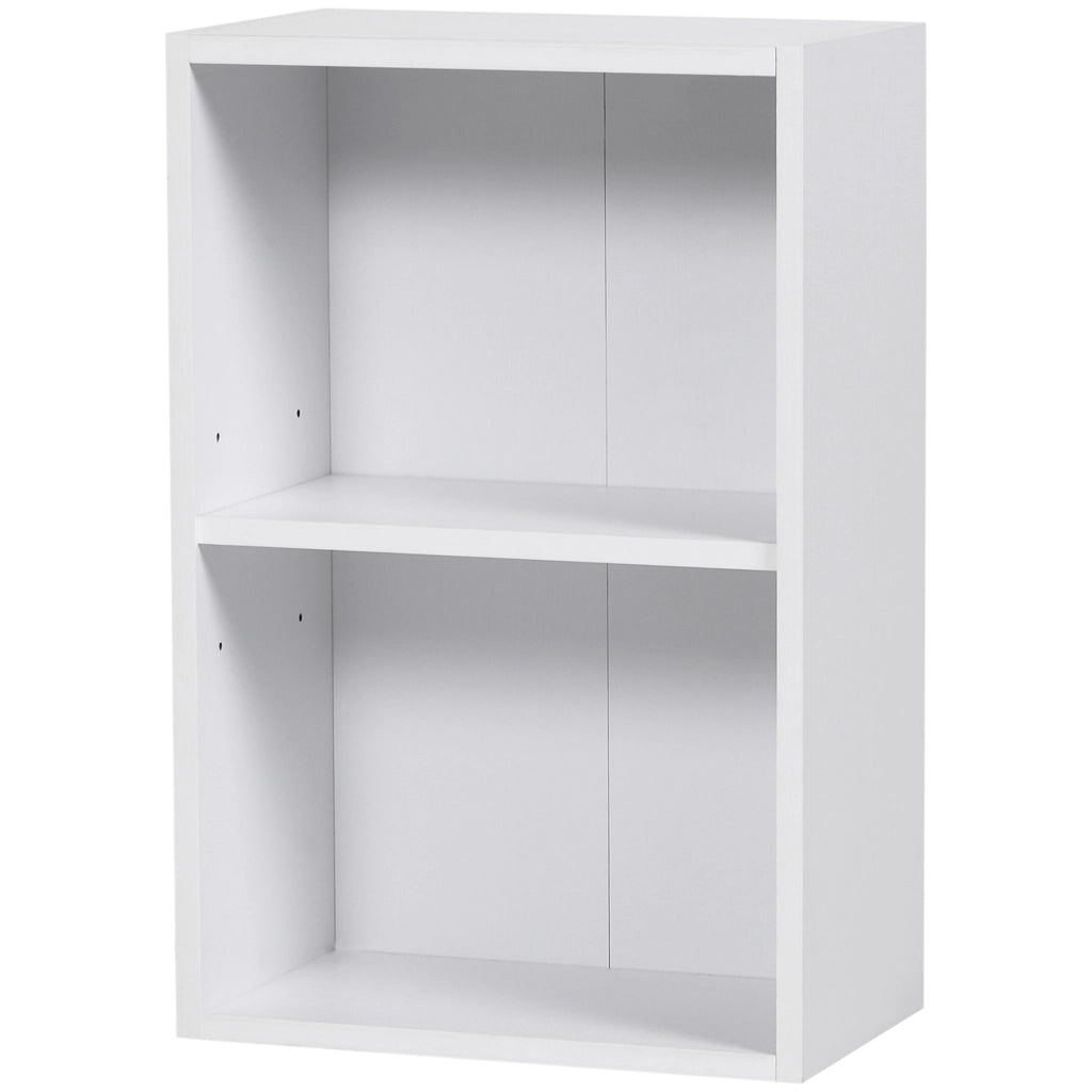 Libreria Bassa in Legno ¨C Xylo ¨C Bianco con Ripiano Regolabile 40x24x61cm