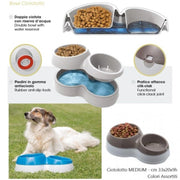 Ciotola 33X20X9 Acqua E Cibo Pet Cane Gatto Bama - Bama Spa