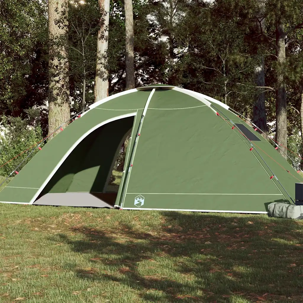Tenda da campeggio | Tenda da campo per 8 Persone Verde Impermeabile
