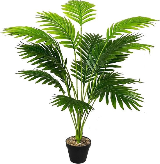 Albero Artificiale di Palma in Vaso - Piante di Plastica che Sembrano Reali - Decorazione per Salotto, Balcone, Camera da Letto, Ufficio, Giardino e Decorazione di Matrimonio