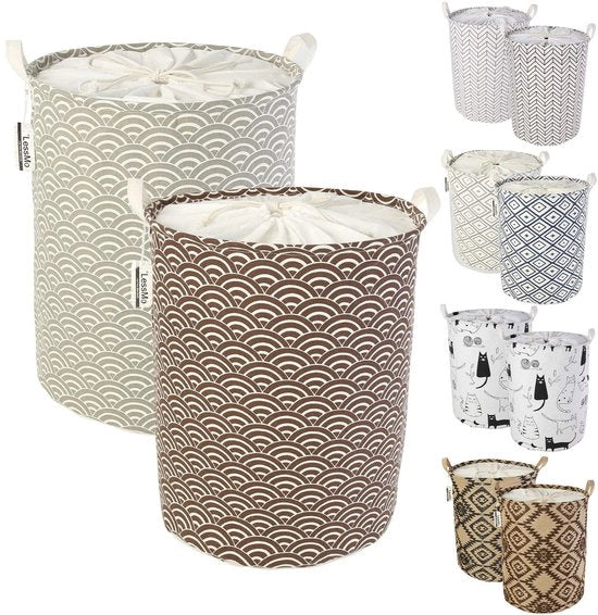 2 pezzi di asciugamani da appendere 19,7" con corda, asciugamani da appendere pop-up pieghevoli, impermeabili in cotone lino (golf, compatto 19,7" / grande)