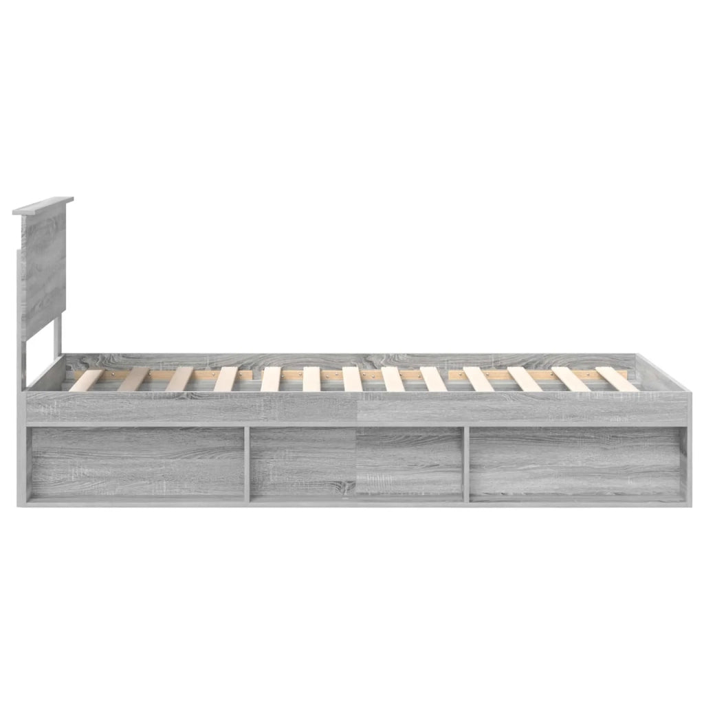 Struttura del letto Grigio Sonoma 90 x 200 cm Pino massello 3410650