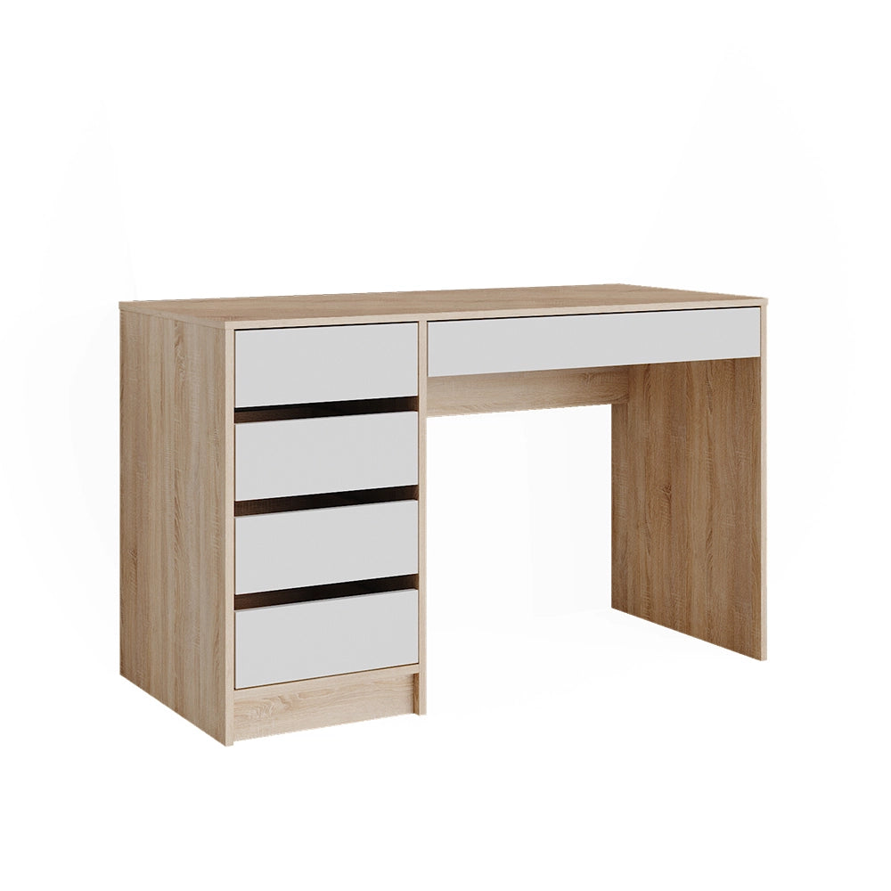 Vicco Tavolino da toilette Bianco/Sonoma 120 cm