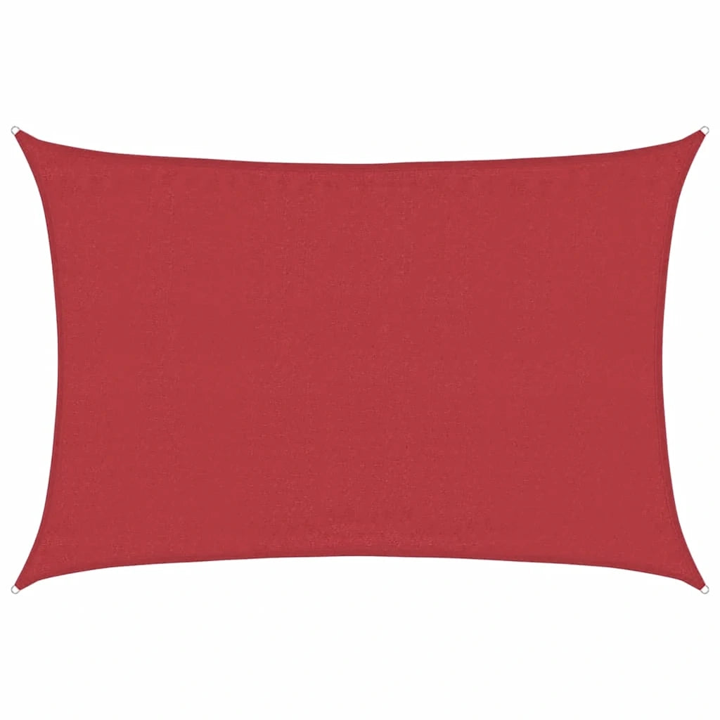 Vela Parasole 160 g/mÂ² Rossa 3,5x5 m in HDPE
