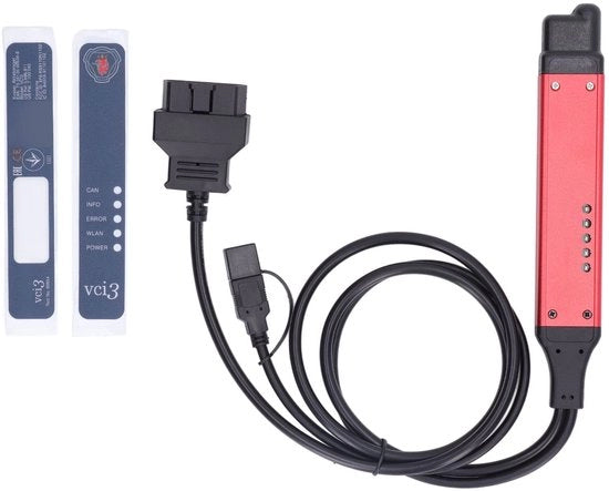 Strumento di Diagnosi - Supporto Multilingue - Compatibile con Camion e Autobus - Software v2.43 - Inclusa Funzione SDP3 - Diagnosetool con Codice di Prodotto VCI 3