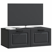Mobile TV da Muro | Armadietto TV | Mobile Porta TV Nero 78,5 x 41 x 30 cm